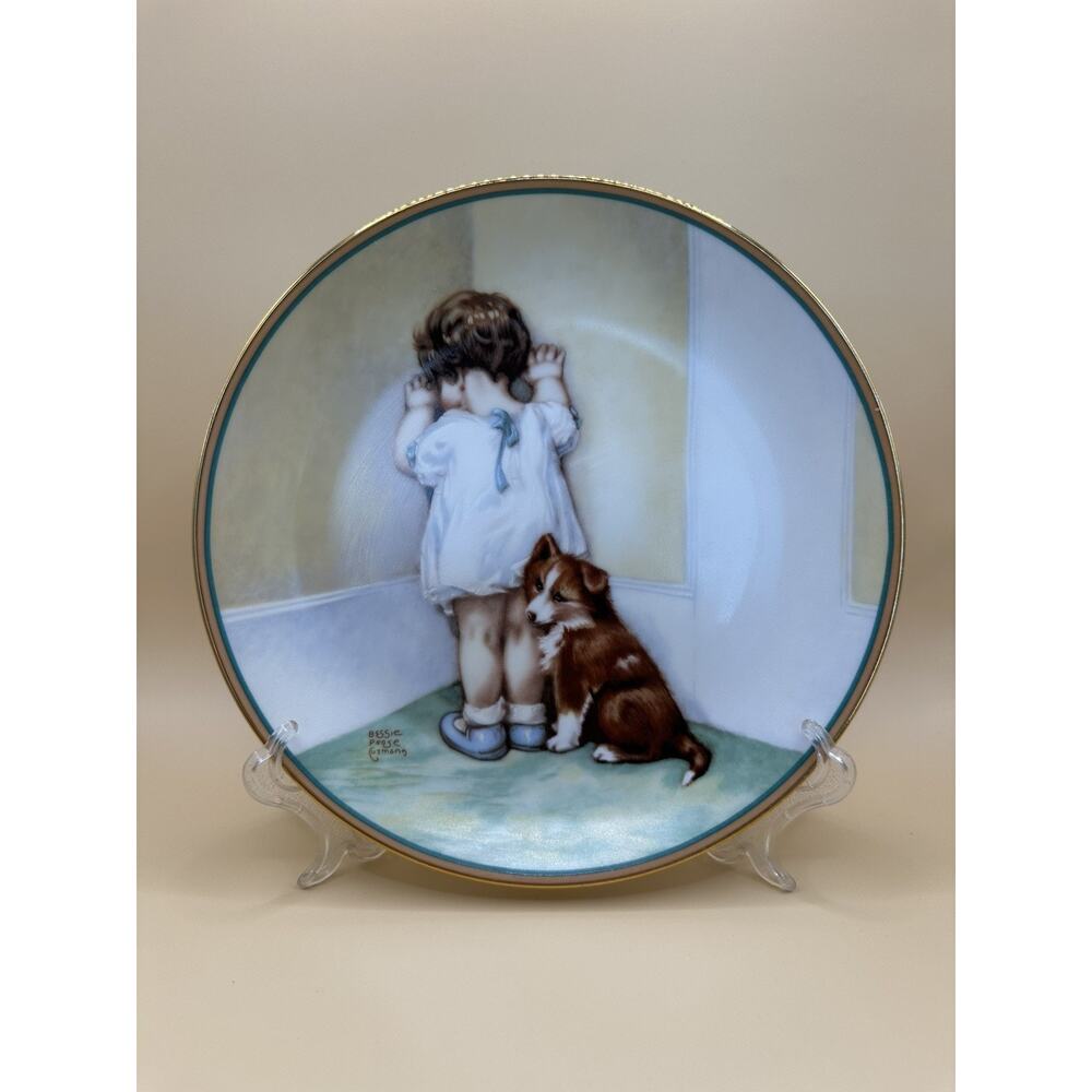 Vintage (1985) Hamilton Collection "In Disgrace" Bessie Pease Gutmann Plate